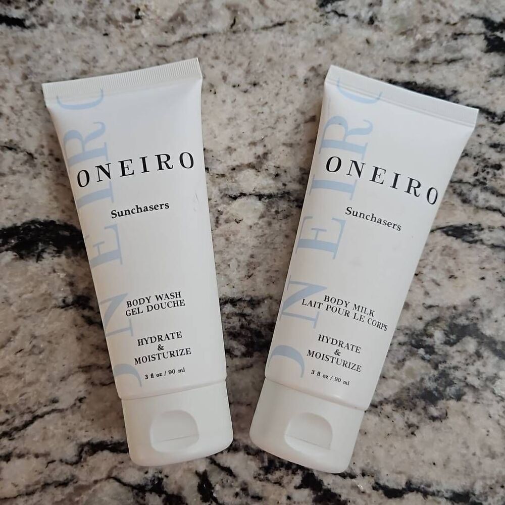 Bundle of ONEIRO Sunchasers Body Wash (3 fl oz) and Body Milk (3 fl oz)
